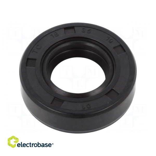 Oil seal | NBR | Thk: 10mm | -40÷100°C | Shore hardness: 70 | Øhole: 35mm image 1