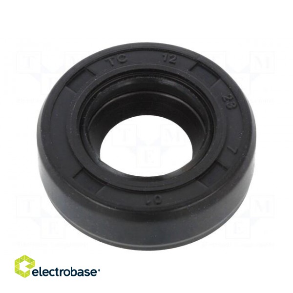 Oil seal | NBR | Thk: 7mm | -40÷100°C | Shore hardness: 70 | Øhole: 23mm image 1