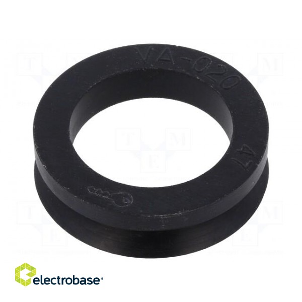 V-ring washer | NBR rubber | Shaft dia: 19÷21mm | L: 7.5mm | Ø: 18mm