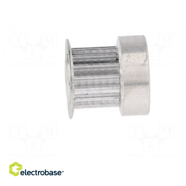 Belt pulley | T2.5 | W: 4 | 6mm | whell width: 16mm | Ø: 12.2mm | aluminium image 3