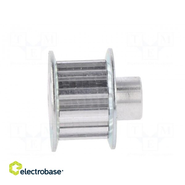 Belt pulley | T5 | W: 10mm | whell width: 21mm | Ø: 18.25mm | aluminium image 7