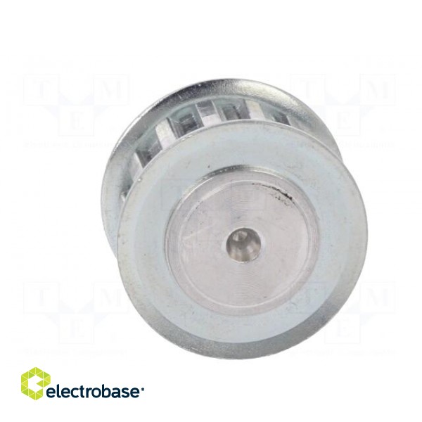 Belt pulley | T5 | W: 10mm | whell width: 21mm | Ø: 21.45mm | aluminium image 5