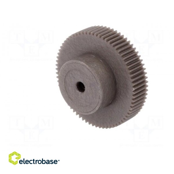 Spur gear | whell width: 16mm | Ø: 36mm | Number of teeth: 70 | ZCL image 2