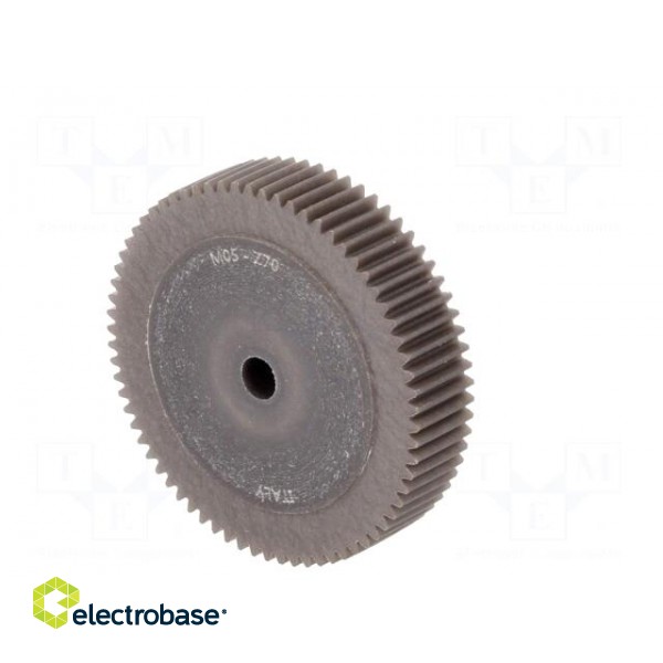 Spur gear | whell width: 16mm | Ø: 36mm | Number of teeth: 70 | ZCL image 6