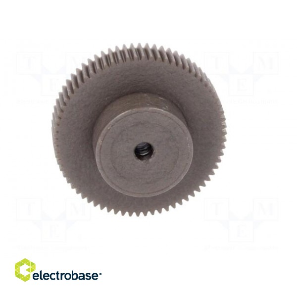 Spur gear | whell width: 16mm | Ø: 36mm | Number of teeth: 70 | ZCL image 9