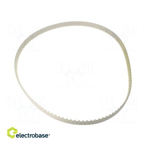 Timing belt | T10 | W: 20mm | H: 4.5mm | Lw: 1240mm | Tooth height: 2.5mm