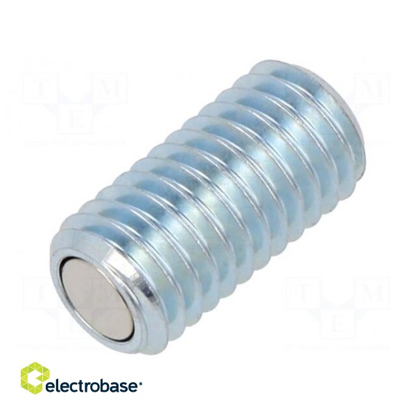 Clamping bolt | Thread: M10 | 20mm | Strength cl: 5.8 | with magnet