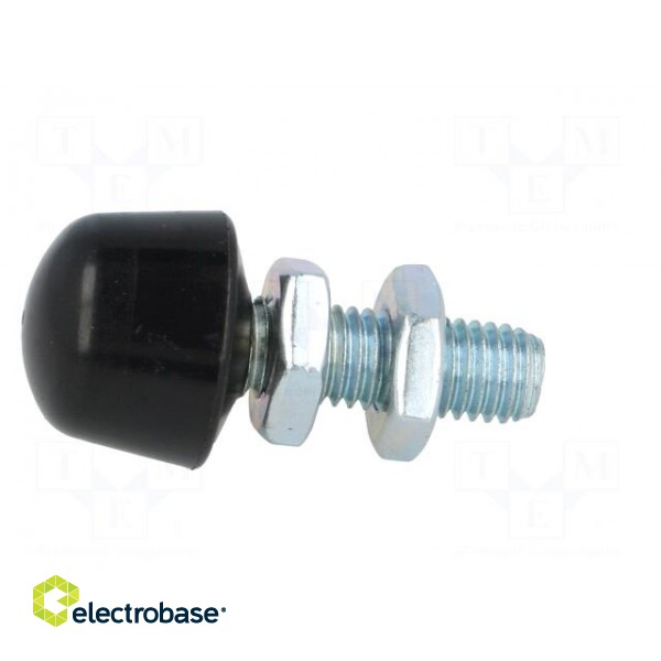 Clamping bolt | Thread: M10 | Base dia: 18mm | Kind of tip: rounded image 3