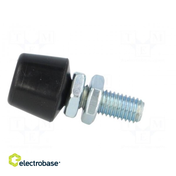 Clamping bolt | Thread: M10 | Base dia: 20mm | Kind of tip: flat image 3