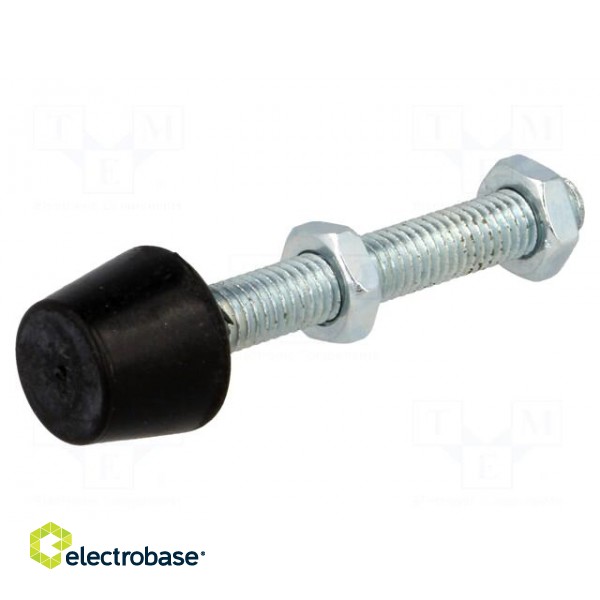 Clamping bolt; Thread: M5; Base dia: 10mm; Kind of tip: flat фото 1