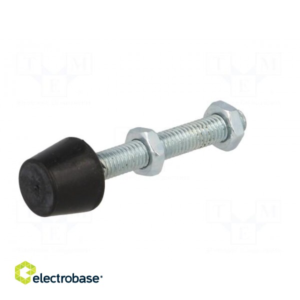 Clamping bolt | Thread: M5 | Base dia: 10mm | Kind of tip: flat paveikslėlis 2