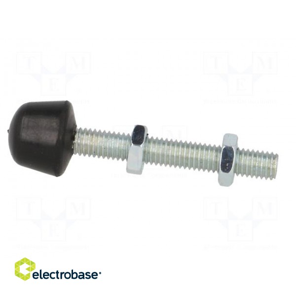 Clamping bolt | Thread: M5 | Base dia: 9mm | Kind of tip: rounded image 3