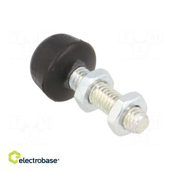 Clamping bolt | Thread: M6 | Base dia: 12mm | Kind of tip: rounded фото 4
