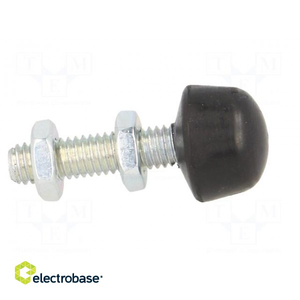 Clamping bolt | Thread: M6 | Base dia: 12mm | Kind of tip: rounded фото 7