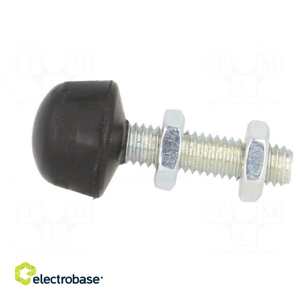 Clamping bolt | Thread: M6 | Base dia: 12mm | Kind of tip: rounded image 3