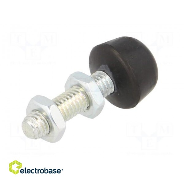 Clamping bolt | Thread: M6 | Base dia: 12mm | Kind of tip: rounded image 6