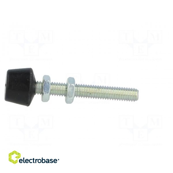 Clamping bolt | Thread: M6 | Base dia: 13mm | Kind of tip: flat image 3