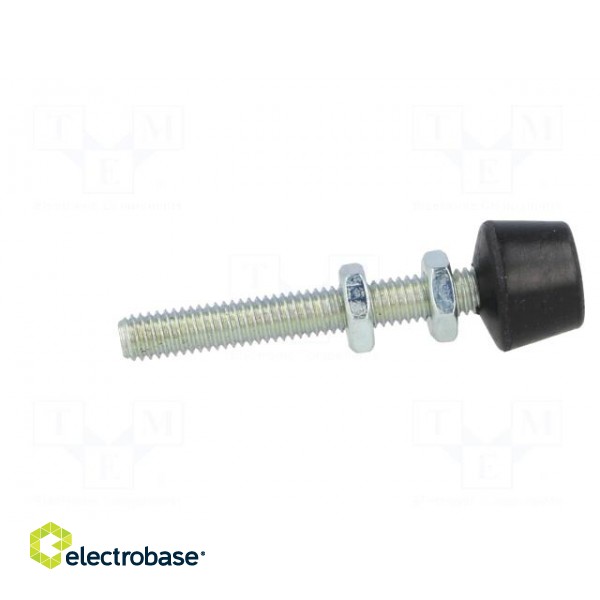 Clamping bolt | Thread: M6 | Base dia: 13mm | Kind of tip: flat paveikslėlis 7