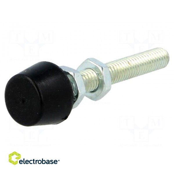Clamping bolt | Thread: M6 | Base dia: 13mm | Kind of tip: flat paveikslėlis 1