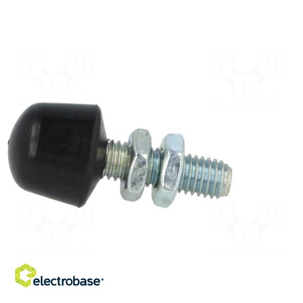 Clamping bolt | Thread: M8 | Base dia: 14mm | Kind of tip: rounded image 3