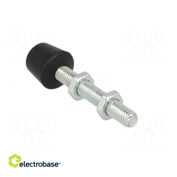 Clamping bolt | Thread: M8 | Base dia: 16mm | Kind of tip: flat фото 4