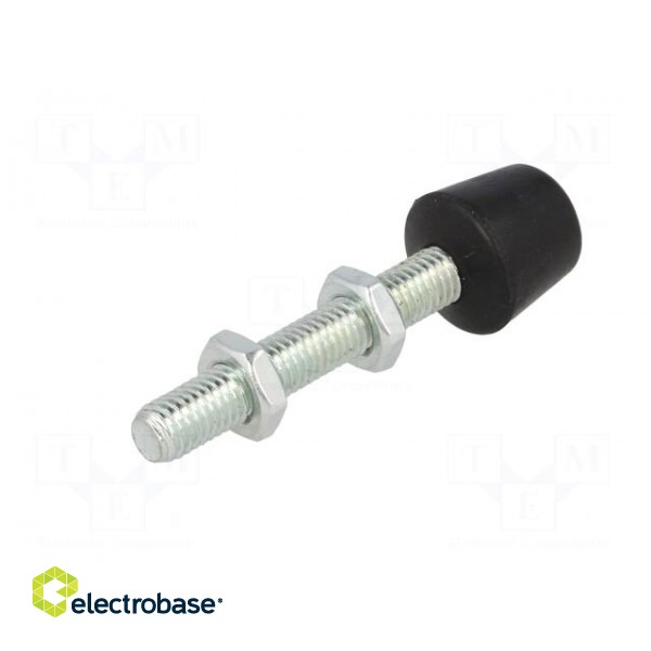 Clamping bolt | Thread: M8 | Base dia: 16mm | Kind of tip: flat фото 6