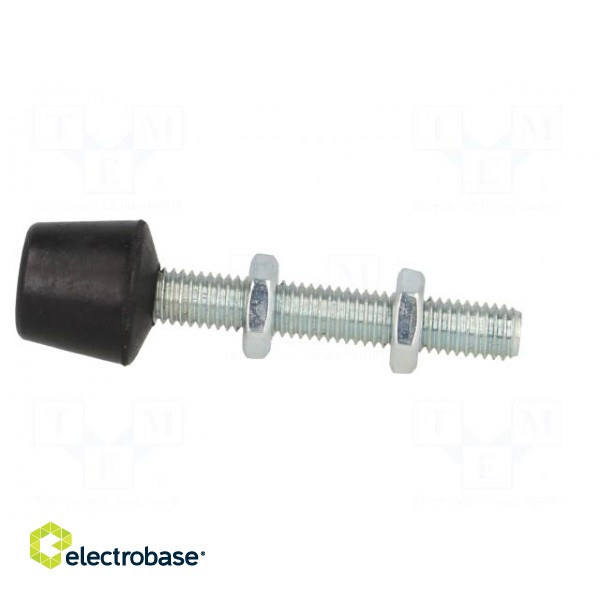 Clamping bolt | Thread: M8 | Base dia: 16mm | Kind of tip: flat фото 3