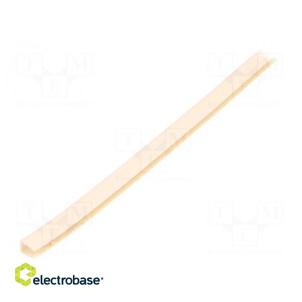 Hole and edge shield | polyetylene | L: 30.5m | natural | H: 5.6mm