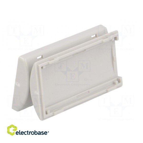 Enclosure: for USB | X: 18mm | Y: 33mm | Z: 8.5mm | ABS | grey | UL94HB image 6