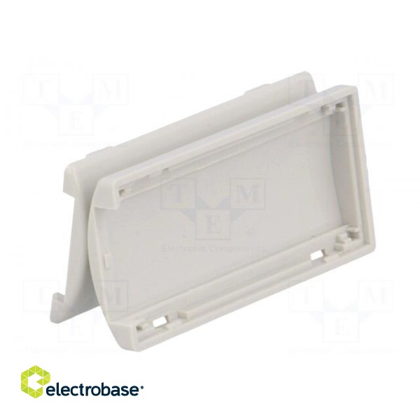 Enclosure: for USB | X: 18mm | Y: 33mm | Z: 8.5mm | ABS | grey | UL94HB image 2
