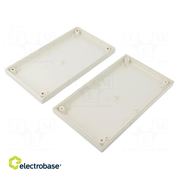 Enclosure: multipurpose | X: 112mm | Y: 200mm | Z: 31mm | ABS | white фото 2