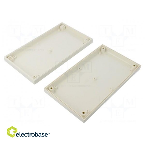 Enclosure: multipurpose | X: 112mm | Y: 200mm | Z: 31mm | ABS | white image 2