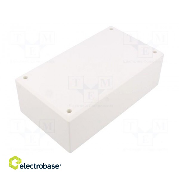 Enclosure: multipurpose | X: 112mm | Y: 200mm | Z: 71mm | ABS | white image 2