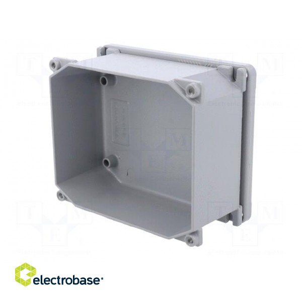 Enclosure: multipurpose | X: 115mm | Y: 140mm | Z: 61mm | aluminium | grey image 5