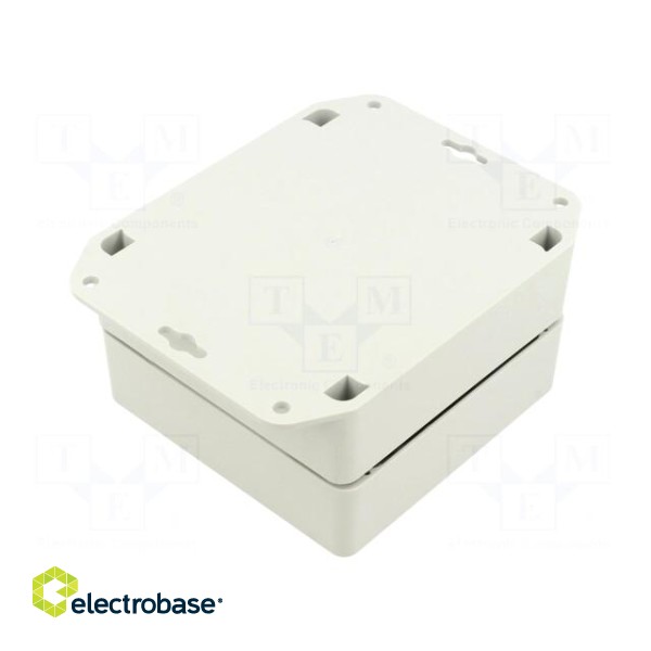 Enclosure: multipurpose | X: 120mm | Y: 120mm | Z: 60mm | ZP | ABS | IP67 image 2