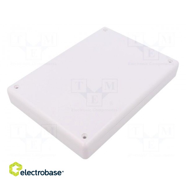 Enclosure: multipurpose | X: 125mm | Y: 175mm | Z: 25mm | TWN | ABS | white image 2