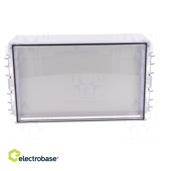 Enclosure: multipurpose | X: 125mm | Y: 231mm | Z: 90mm | BOCUBE | grey image 7