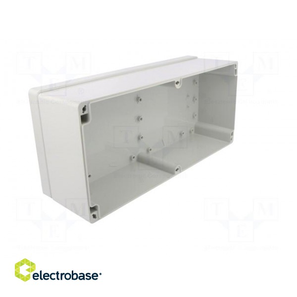 Enclosure: multipurpose; X: 150mm; Y: 340mm; Z: 101mm; EURONORD; grey image 3
