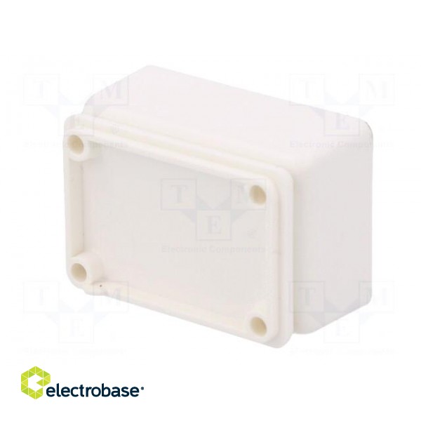 Enclosure: multipurpose | X: 23mm | Y: 33mm | Z: 16mm | ABS | white image 9