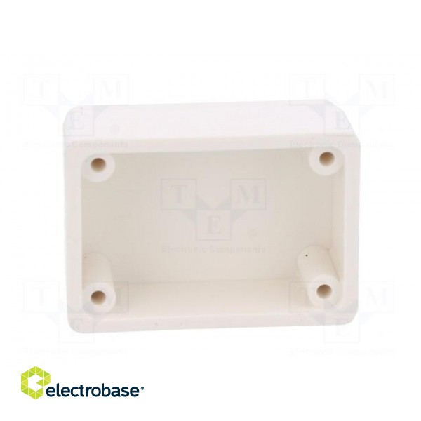 Enclosure: multipurpose | X: 23mm | Y: 33mm | Z: 16mm | ABS | white image 4