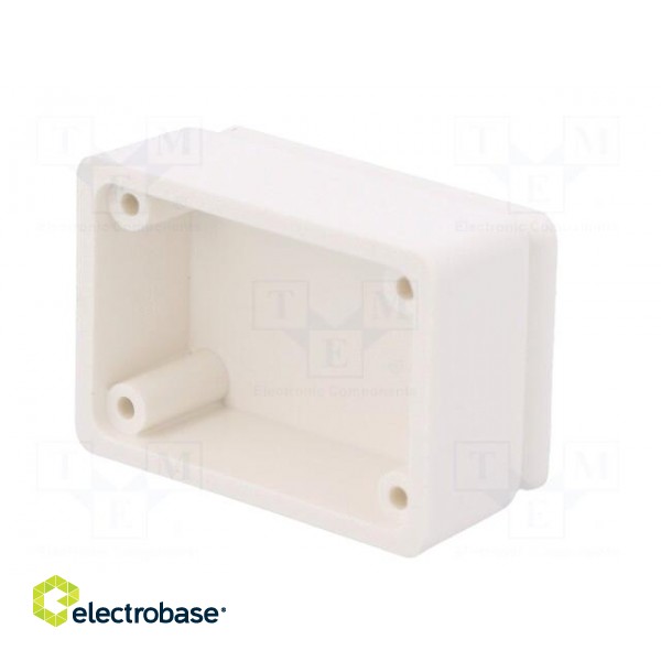 Enclosure: multipurpose | X: 23mm | Y: 33mm | Z: 16mm | ABS | white paveikslėlis 5