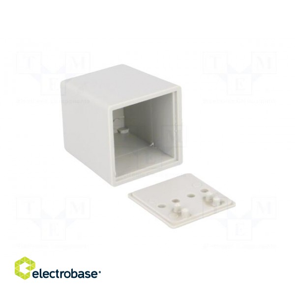Enclosure: multipurpose | X: 31mm | Y: 36mm | Z: 31mm | with fixing lugs image 2
