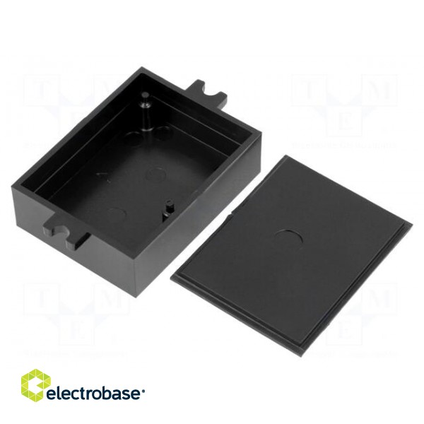 Enclosure: multipurpose | X: 31mm | Y: 41mm | Z: 14mm | with fixing lugs image 2