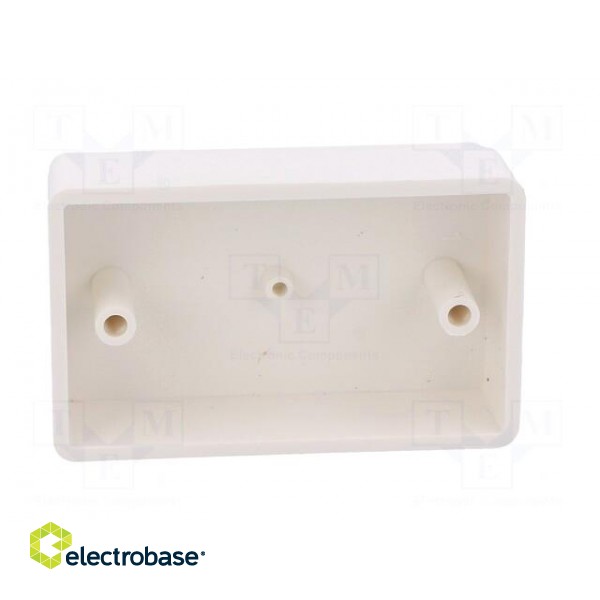 Enclosure: multipurpose | X: 35mm | Y: 58mm | Z: 21mm | ABS | white image 4