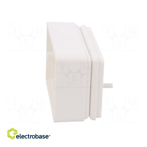 Enclosure: multipurpose | X: 35mm | Y: 58mm | Z: 21mm | ABS | white image 6