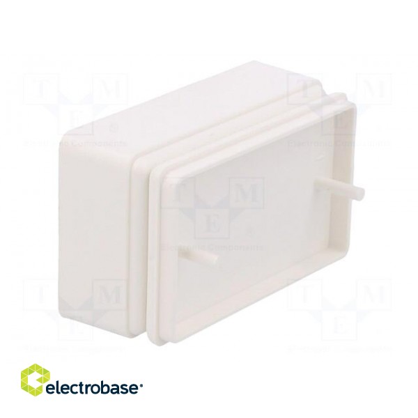 Enclosure: multipurpose | X: 35mm | Y: 58mm | Z: 21mm | ABS | white image 7