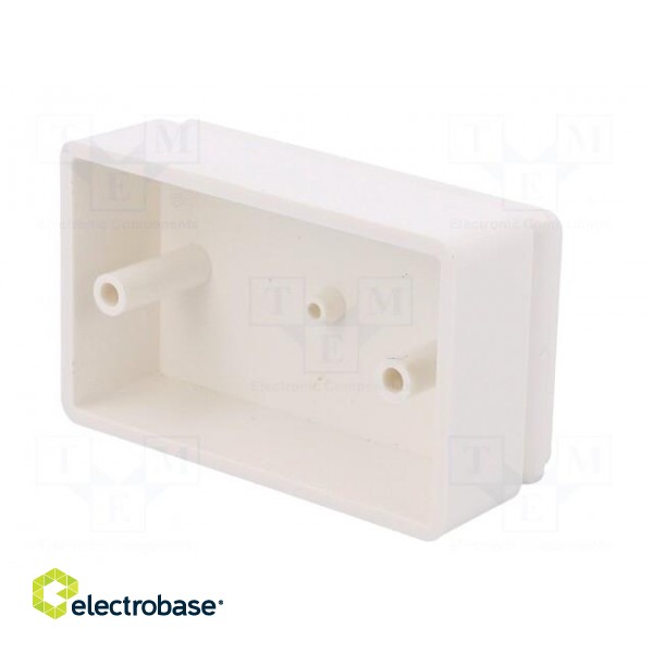 Enclosure: multipurpose | X: 35mm | Y: 58mm | Z: 21mm | ABS | white image 5