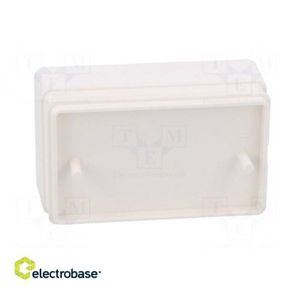 Enclosure: multipurpose | X: 35mm | Y: 58mm | Z: 21mm | ABS | white image 8