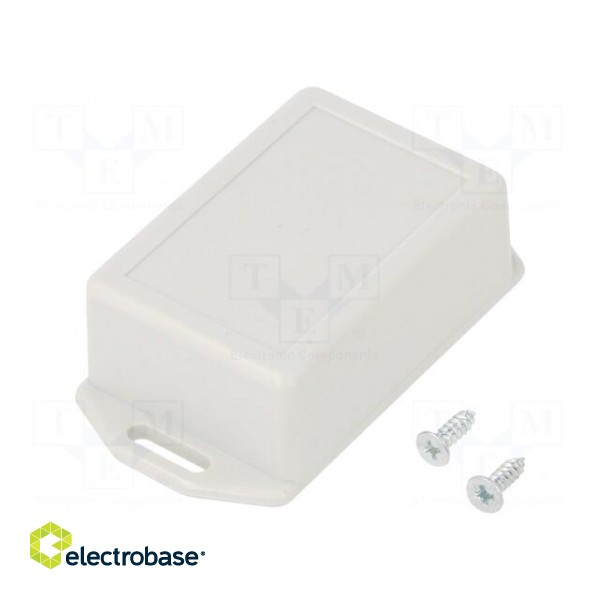 Enclosure: multipurpose | X: 35mm | Y: 50mm | Z: 20mm | with fixing lugs image 1