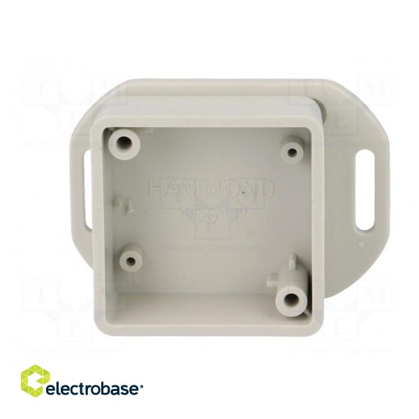 Enclosure: multipurpose | X: 40mm | Y: 40mm | Z: 20mm | with fixing lugs image 3